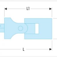 FACOM R.240A Кардан 1/4" , снимка 2 - Гедорета - 32606509