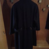 Луксозно зимно дамско палто в тъмносиньо, снимка 3 - Палта, манта - 26915909