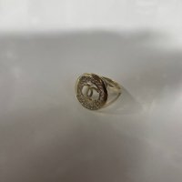 Златен пръстен 14 карата , снимка 8 - Пръстени - 43413234