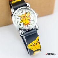 Пикачу Pokemon Покемон силиконова верижка детски ръчен часовник, снимка 4 - Детски - 35506644