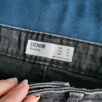 Черна дънкова пола Bershka размер 32 XS, снимка 5 - Поли - 43018999