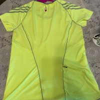 Нова оригинална тениска блуза Adidas  Адидас неоново зелено сигнално жълто , снимка 10 - Тениски - 36748163