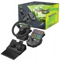 Волан с педали и контролен панел Logitech G Saitek Farm Sim Controller За фермерски и други игри , снимка 3 - Джойстици и геймпадове - 37237132