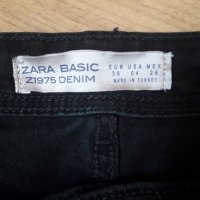 Zara - черни дънки слим, снимка 2 - Дънки - 26518308