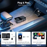 Нов Безжичен Адаптер Кола 5GHz WiFi Plug&Play за iOS 10+ и Автомобили, снимка 9 - Аксесоари и консумативи - 43502271