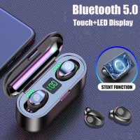 Безжични bluetooth 5.0 слушалки F9+ -5С , черни, снимка 6 - Слушалки, hands-free - 33388116