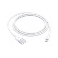 Apple - Оригинален кабел за данни  USB-A към Lightning, 1 м - бял, снимка 4 - Оригинални зарядни - 43778874