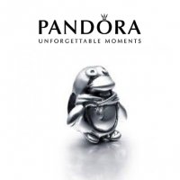 Талисман Pandora Moments Penguin, снимка 1 - Гривни - 38076008