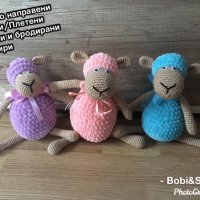 Плетени играчки овчички, снимка 10 - Плюшени играчки - 27627095