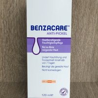 Овлажняващ крем за лице Benzacare Hautberuhigende Feuchtigkeitspflege 120мл от Германия, снимка 2 - Козметика за лице - 43250152