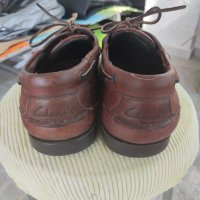 кожени обувки Clarks Port View, снимка 3 - Мокасини - 43724974