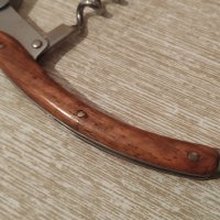 Джобен нож - неръждаема стомана и дърво, снимка 2 - Ножове - 36866361