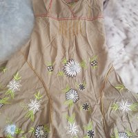 Desigual, лятна рокля с презрамки, цветя , М, 40, снимка 3 - Рокли - 18321304
