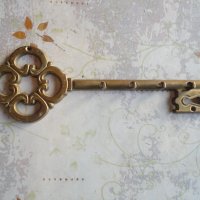 Невероятна бронзова поставка за ключове ключ, снимка 3 - Ключове - 43524665