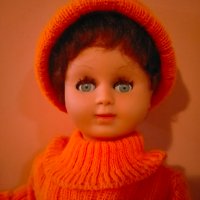 Колекционерска кукла GeGe France Vintage ретро 37 см, снимка 7 - Колекции - 44116488