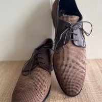 Нови обувки от естествена кожа(набук),40 номер, снимка 9 - Ежедневни обувки - 40656134