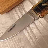 Немски ловен нож MAGNUM Stainless с елен и сърна в специална кутия, снимка 6 - Ножове - 39828520