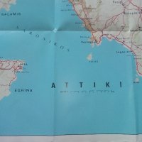 План карта - ATTICA,PIRAEUS,GREECE, снимка 4 - Енциклопедии, справочници - 43030463