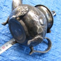 Посребрен чайник ибрик с капак , снимка 8 - Антикварни и старинни предмети - 28527337