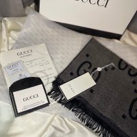 Мъжки луксозен шал с кутия реплика Gucci , снимка 9 - Шалове - 43718029