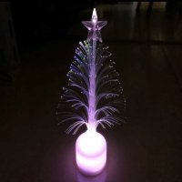⛄🎄 LED светеща коледна Елха с оптични влакна, снимка 5 - Коледни подаръци - 27085460