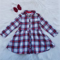 Карирана рокля H&M 2-3 години , снимка 7 - Детски рокли и поли - 39081932