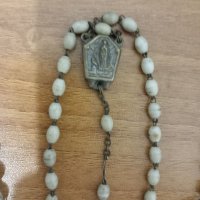 Стара италианска католическа броеница, снимка 3 - Антикварни и старинни предмети - 39629986