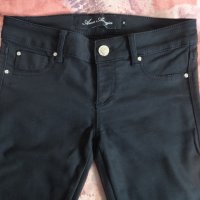 Черен панталон с колан AMN JN, снимка 6 - Панталони - 29044246
