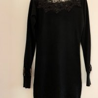 Черна рокля туника, снимка 11 - Рокли - 27362045