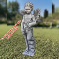 Градински фигури от бетон Статуетка Ангел в 6 цвята, снимка 3 - Декорация за дома - 22796001