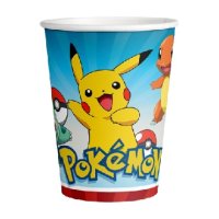 Pokemon Покемон Пикачу 8 бр картонени чаши парти рожден ден, снимка 2 - Чаши - 22396906