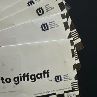 Предплатени Английски сим карти, UK предплатени сим карти, GiffGaff,, снимка 4 - Други - 43201701