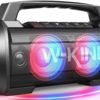 W-King Блутут мобилна парти колонка Bluetooth Party Speaker - D10 Black - 70W, Karaoke mic input, Li, снимка 2 - Bluetooth тонколони - 43147442