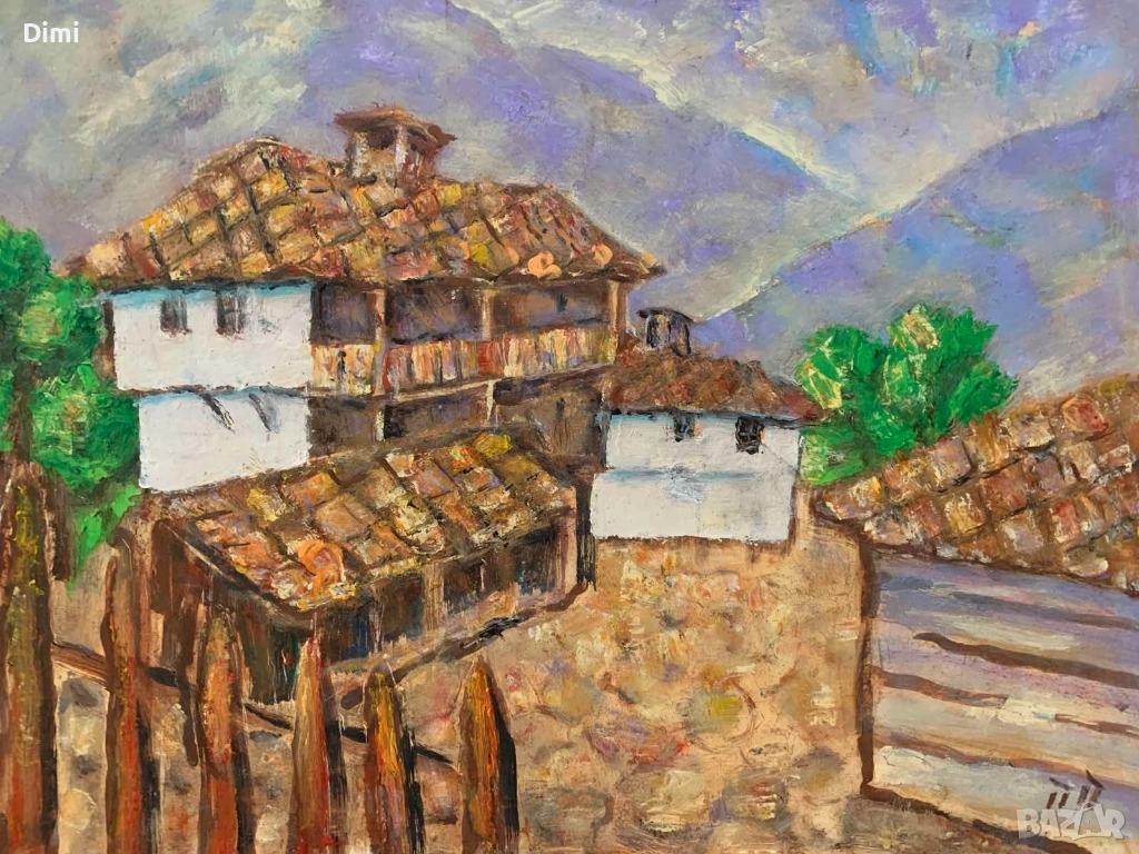 ПЕТЪР ПЕТРОВ (1908 - 1978) масло, снимка 1
