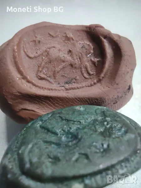 Много стара реплика на Римски бронзов пръстен-печат, снимка 1