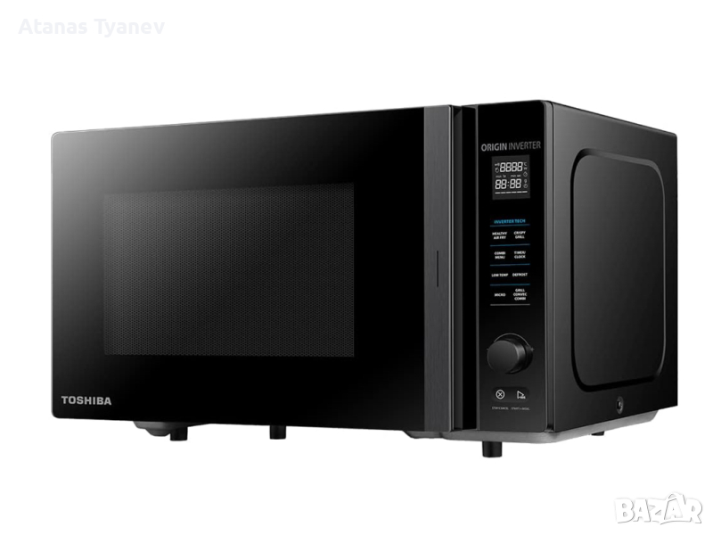 Микровълнова печка фурна Toshiba MV-TC25T(BK) инверторна 25L 4в1 2100W, снимка 1