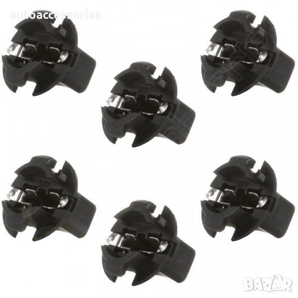 3800000764 Фасунги за лампа на автомобилно табло Autoexpress , Цокъл,База ,Т10 ,3/8,9мм,12V,10бр, снимка 1