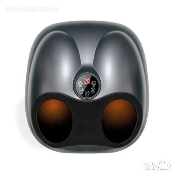 Немски Ролков масажор за крака с въздушно налягане с функция за нагряване и компресионна технология, снимка 1