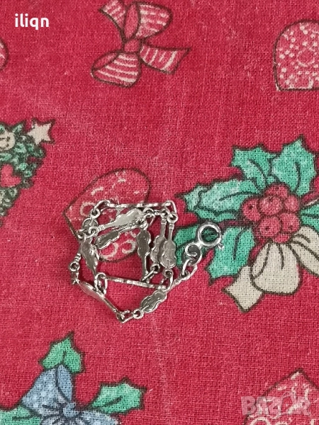 Сребърна гривна. 18см. Цена 16,99лв. За Севлиево безплатна доставка. , снимка 1