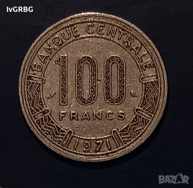 100 франка 1971 Чад Централна Африка Френска , снимка 1