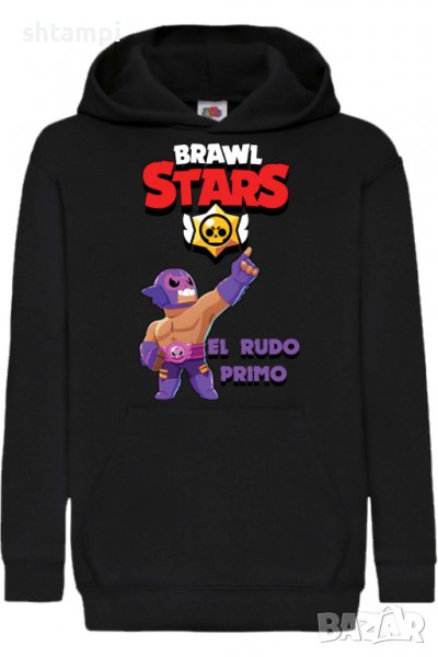 Детски Суитчър/Суитшърт El Rudo Primo,Brawl Stars,Игра,Подарък,Изненада,Забавление,Рожден Ден, снимка 1