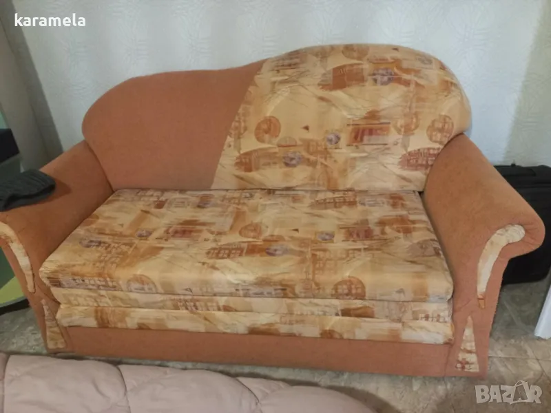 Двуместен масивен диван, снимка 1