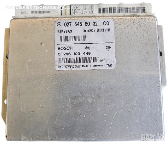 Компютър двигател за Mercedes-Benz A-Class Hatchback W168 (07.1997 - 08.2004) 0265109449 , снимка 1