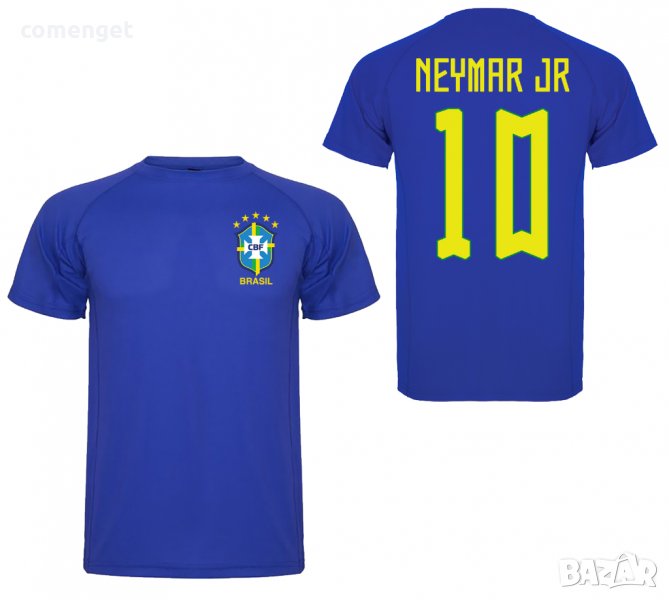DRI-FIT Детски и Мъжки тениски BRAZIL AWAY / БРАЗИЛИЯ с ИМЕ И НОМЕР по избор!, снимка 1