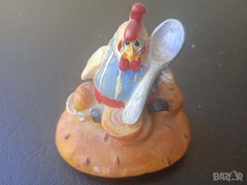 Статуетка / Керамична фигура Петел / Кокошка Кулинар, снимка 1