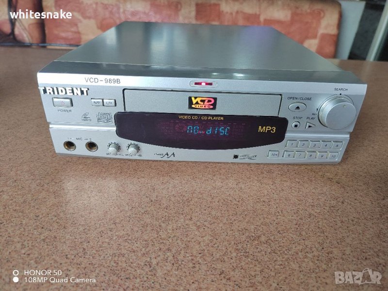 Trident VCD-989B КАРАОКЕ, DVD, снимка 1