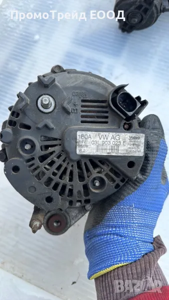Алтернатор Генератор Динамо Пасата Ауди Шкода Сеат 2.0TDI Seat Audi VW Passat 03L903023E 03L903023, снимка 1