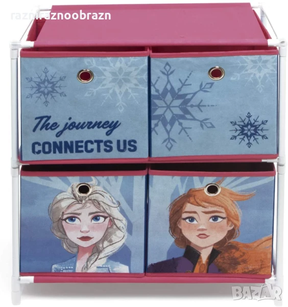 Детски шкаф с четири чекмеджета Disney Frozen II, снимка 1