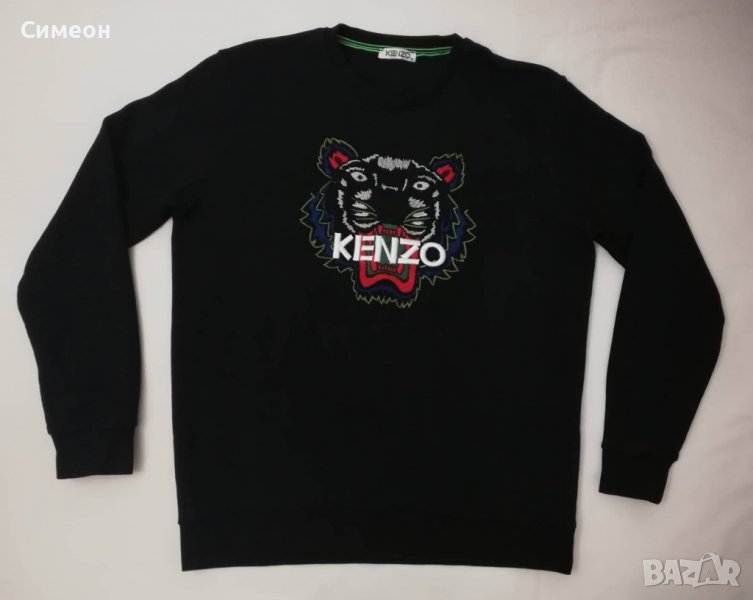 KENZO Paris Tiger Sweatshirt оригинално горнище L памучна блуза, снимка 1
