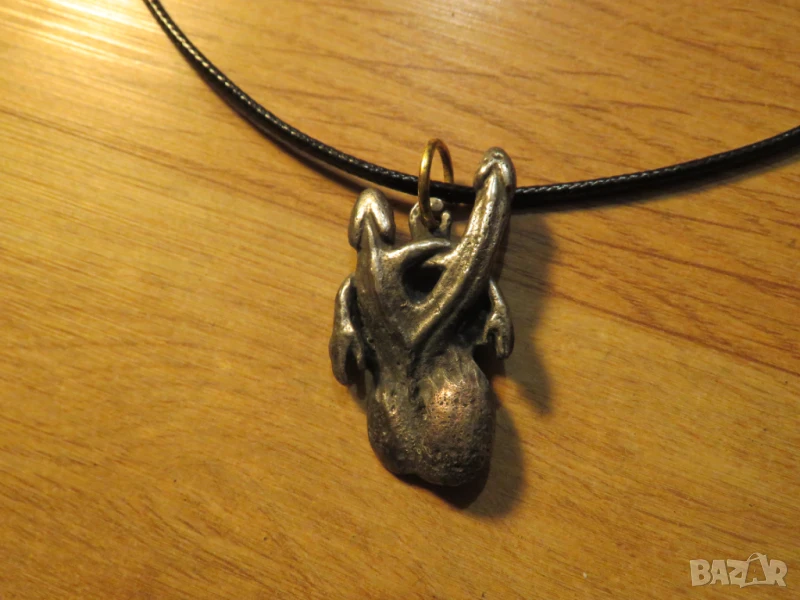 Стара изработка символ на плодородието, фалос 18 + еротика  с вързанка за врата , снимка 1